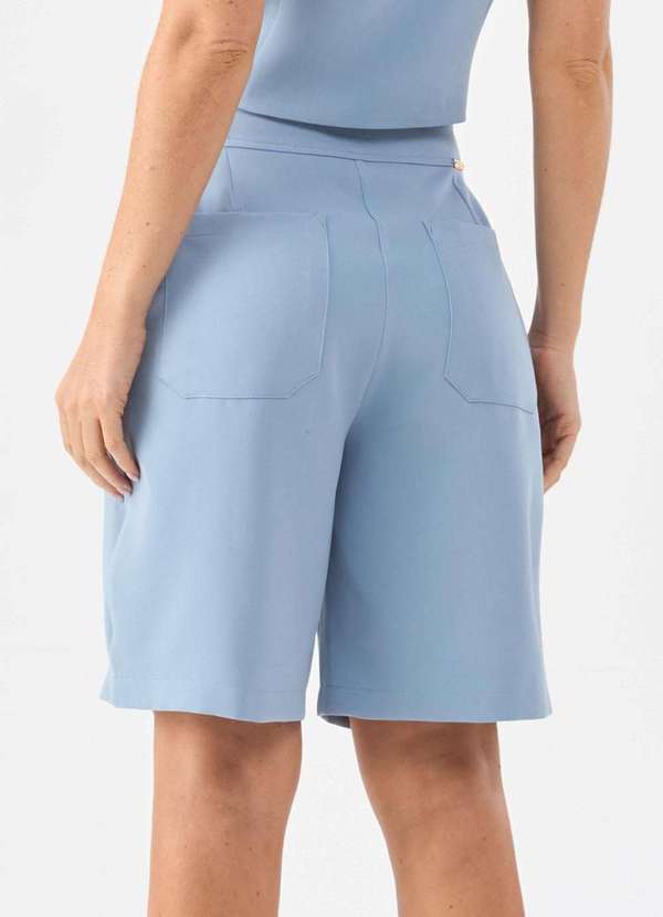 Pks - Bermuda Pks Alfaiataria Azul Claro Azul 2