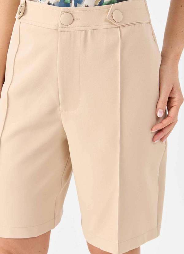 Pks - Bermuda Pks Alfaiataria Bege 3