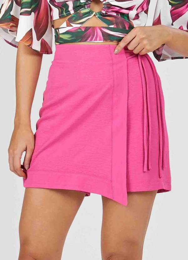 Pks - Shorts Saia Pks Rosa