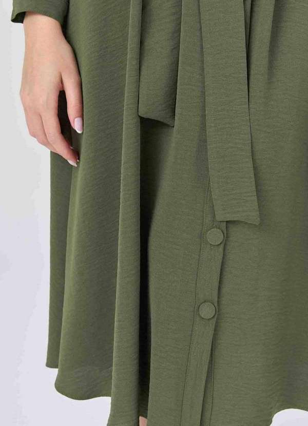 Pks - Vestido Chemise Midi Pks Verde 4