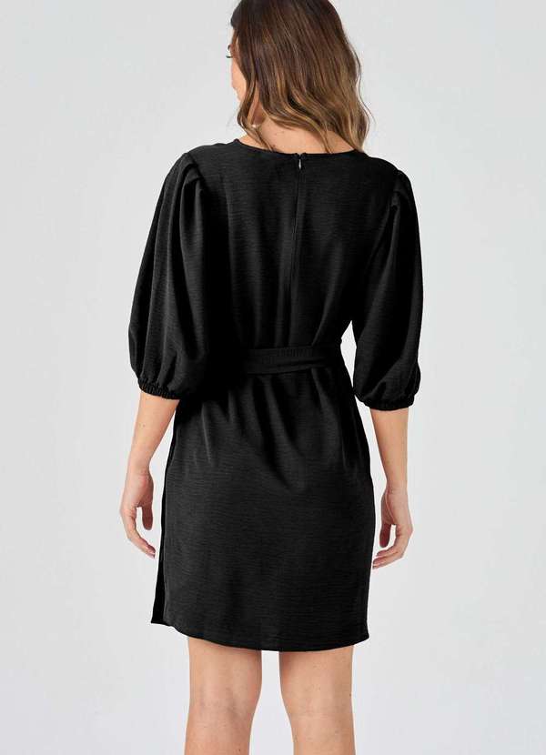 Pks - Vestido Curto Pks Pareo Preto 2