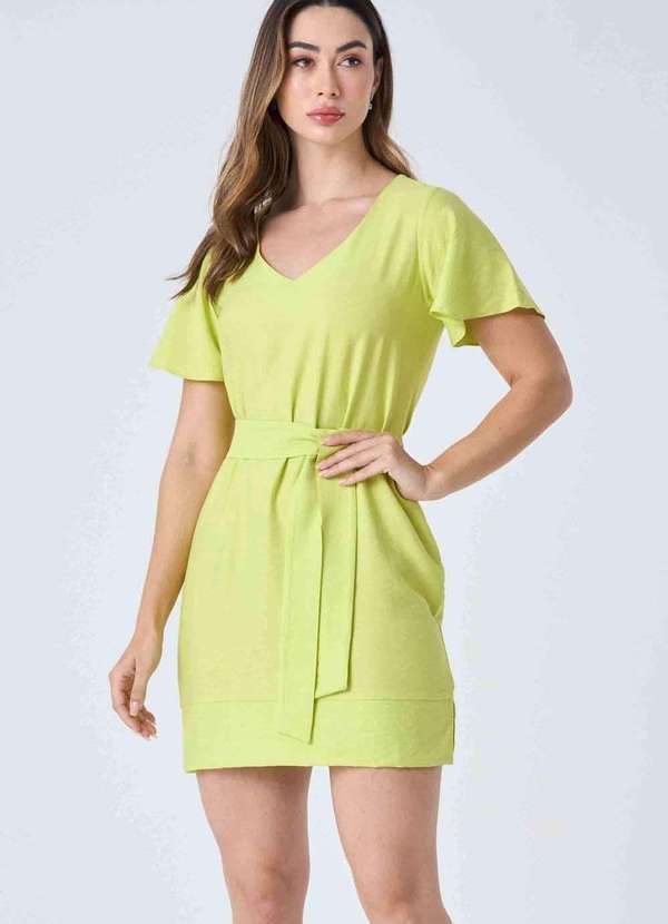 Pks - Vestido Curto Pks Verde