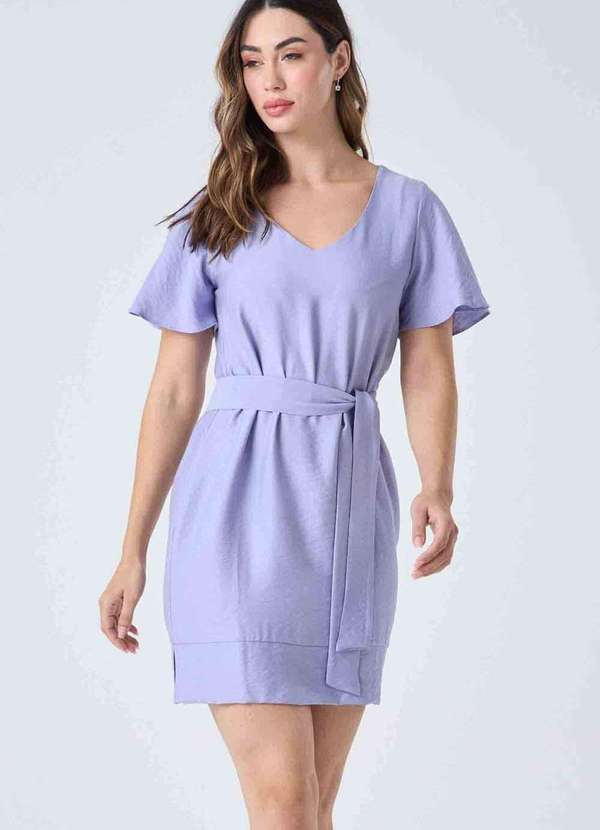 Pks - Vestido Curto Pks Roxo