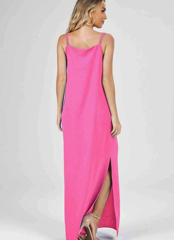 Pks - Vestido Longo Pks Rosa 2