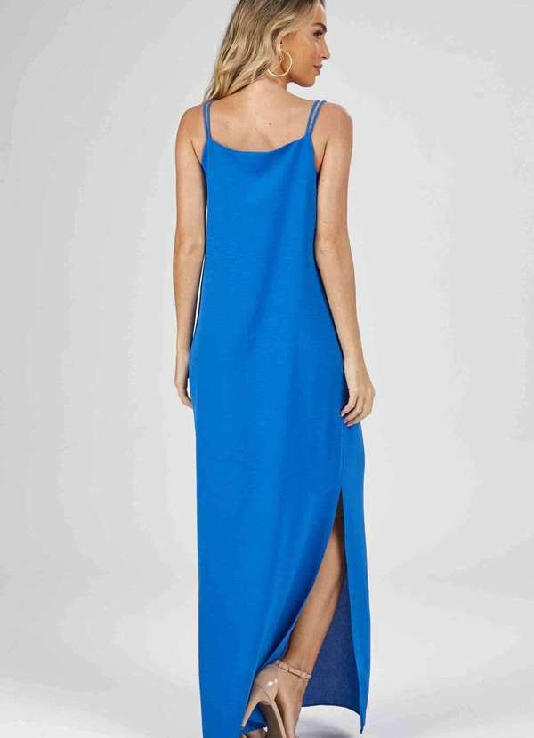 Pks - Vestido Longo Pks Azul 2