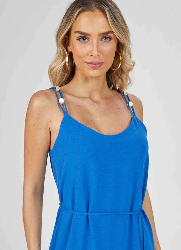 Pks - Vestido Longo Pks Azul 3