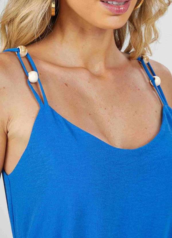 Pks - Vestido Longo Pks Azul 4