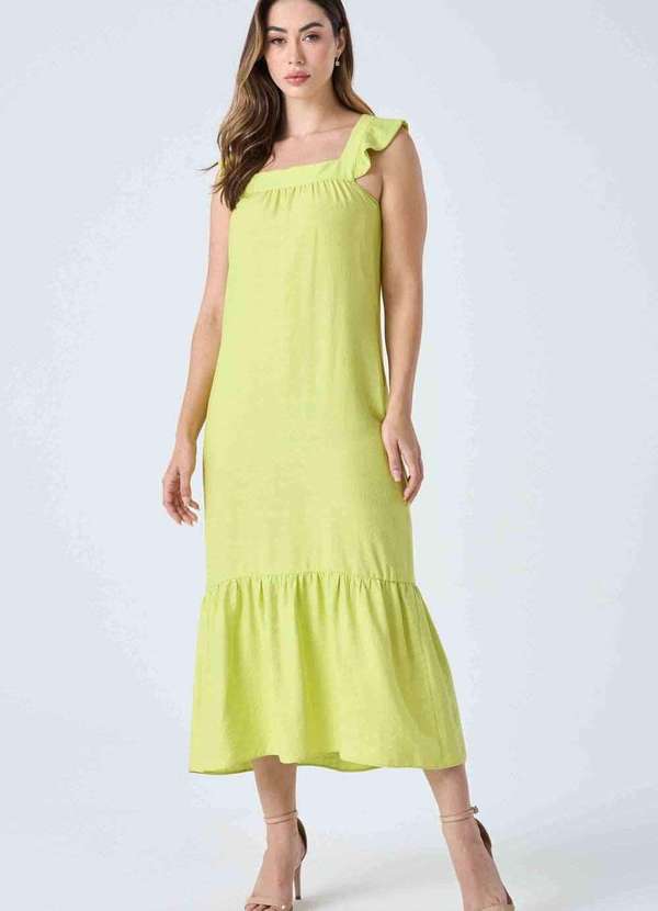 Pks - Vestido Longo Pks Verde