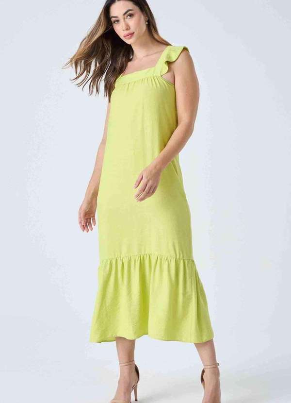 Pks - Vestido Longo Pks Verde 5
