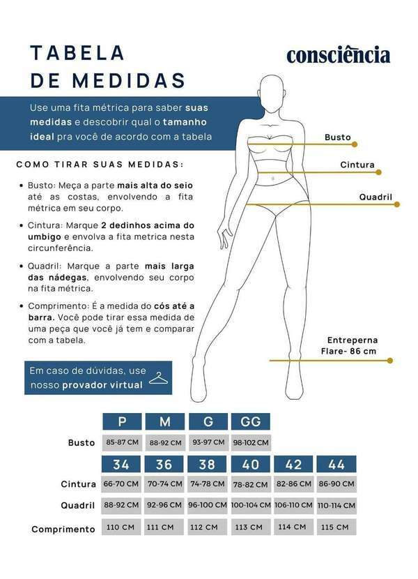 Consciência - Calca Jeans Feminina Flare Cos Revel Azul 6