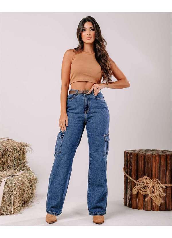 Wide Leg CalÃ§a Jeans Que TÃ¡ Na Moda Calça Jeans Wide Leg Feminina