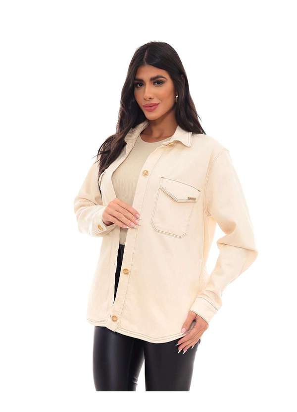 Consciência - Camisa Over Size Feminina Linha Eco Branco 2