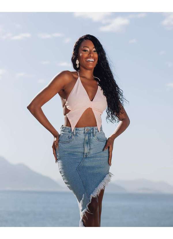 Denim Skirt Saia Jeans E All Star Allegra K Women's Denim Casual