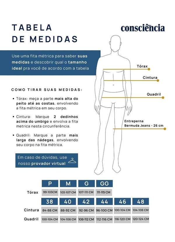 Consciência - Bermuda Jeans Masculina com Elastano e Barra Desfiada Preto 6