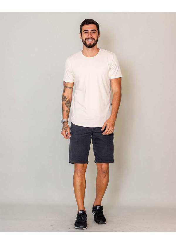 Consciência - Bermuda Masculina Colors Linha Man Style Cinza