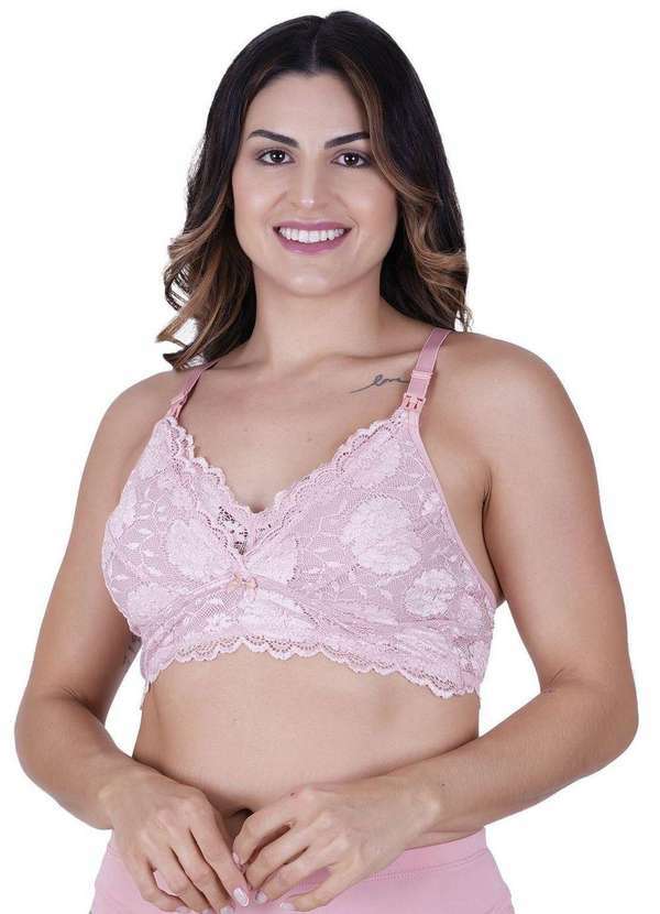 Concept Lingerie - Sutiã Amamentação Click Concept Lingerie Rosa Rosa