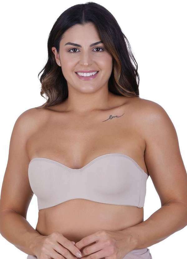 Concept Lingerie - Sutiã Bustier Nest Concept Lingerie Bege Bege