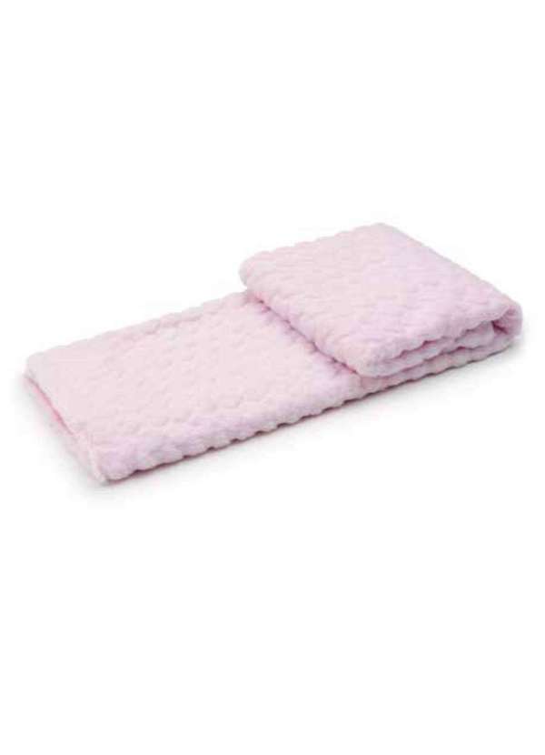 Loaní - Manta Charme Corações Rosa Loaní Rosa