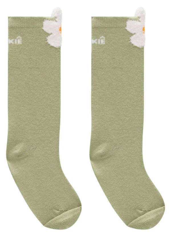 Kukiê - Meia Infantil Menina Kukie Verde 2