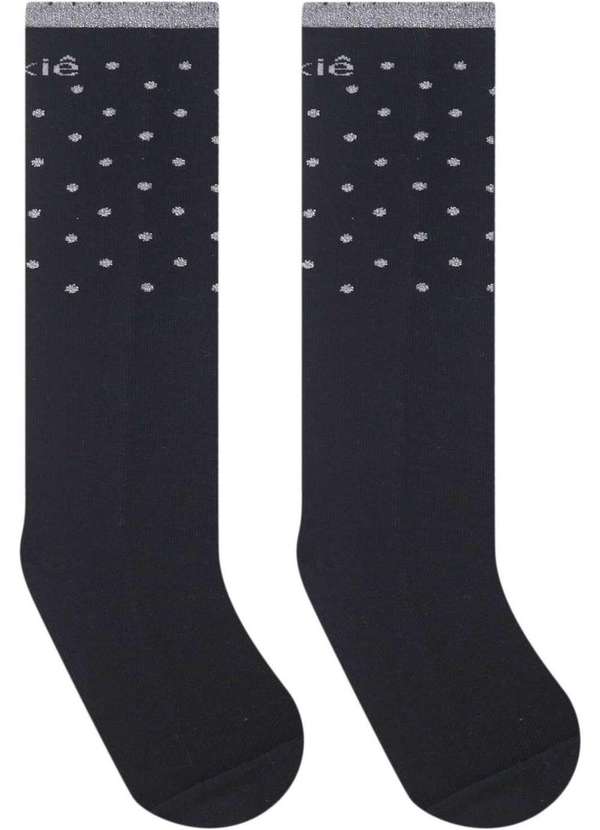 Kukiê - Meia 3/4 Preta Kukiê Preto