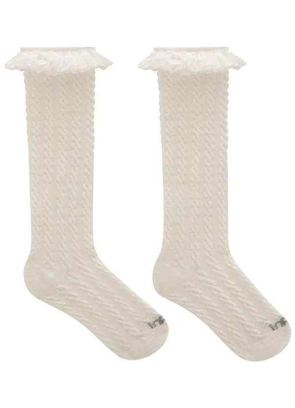 Infanti - Meia Infantil Menina Infanti Estampado