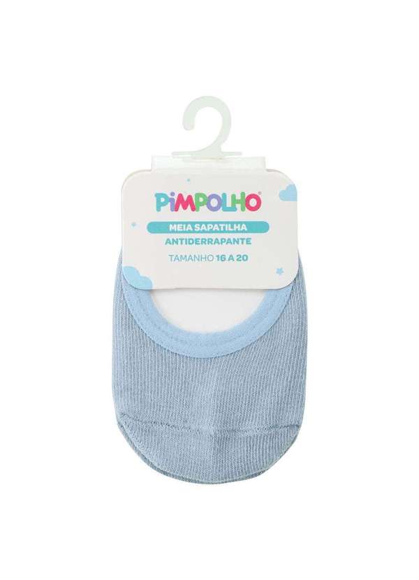 Pimpolho - Sapato Meia Infantil Algodão Azul Pimpolho 16 Ao 21 Azul 3