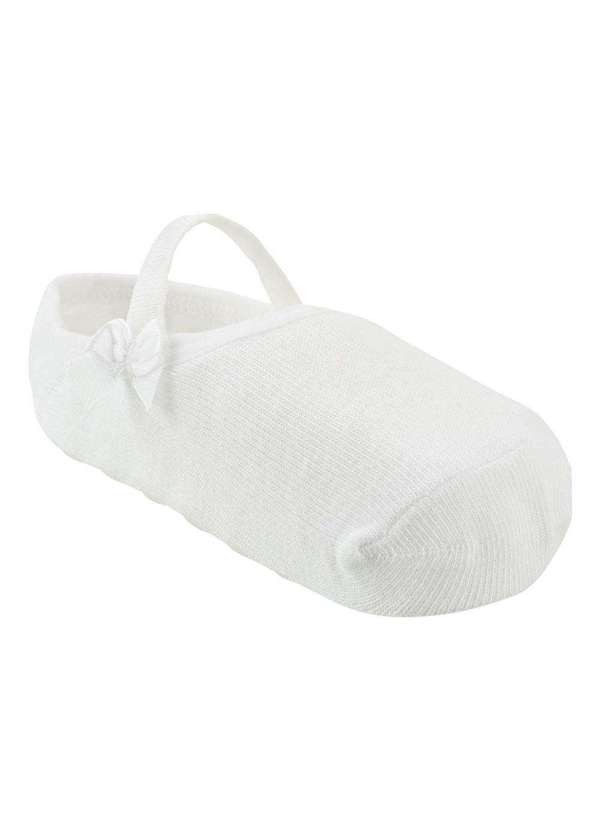Pimpolho - Sapato Meia Infantil Algodão Cinza Pimpolho 31 Ao 34 Branco