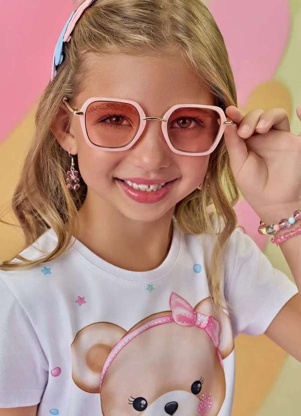 Infanti - Óculos de Sol com Proteção Uv Rosa Infanti Rosa