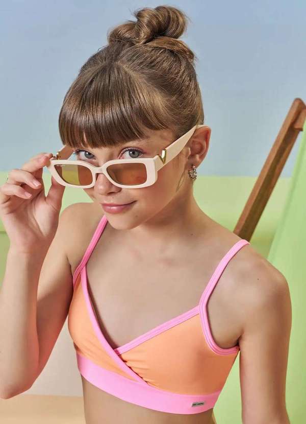 Vic&vicky - Óculos Menina Fashion Branco Vic Vicky Branco