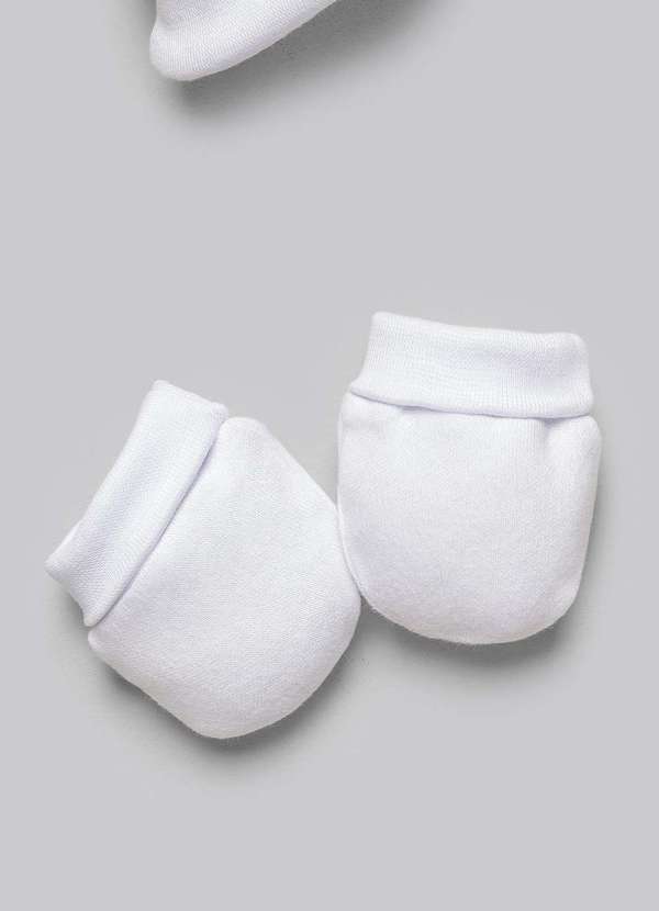 Anjos Baby - Kit Touca Luva e Meia Anjos Baby Branco 3