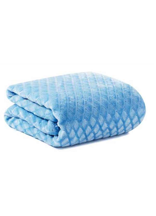 Loaní - Manta Amor Azul Bebê Soft Loaní Azul