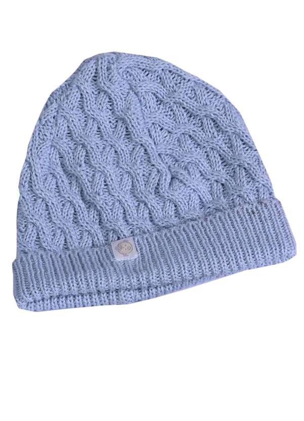 Beth Bebê - Touca Tricot Menino Azul Beth Bebê Azul