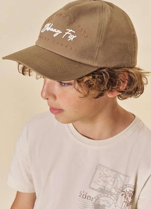 Johnny Fox - Boné Menino Caqui Johnny Fox Caqui