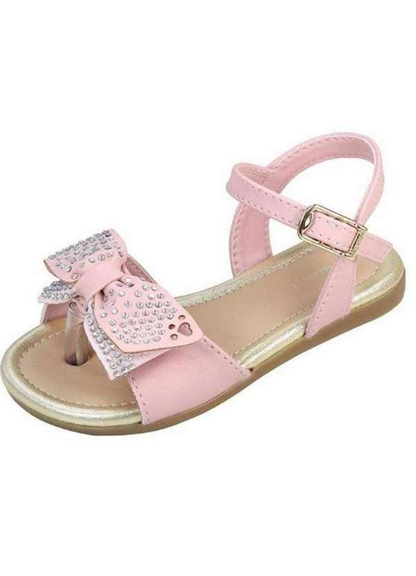 Pampili - Sandália Rosa Laço Infantil Pampili Rosa