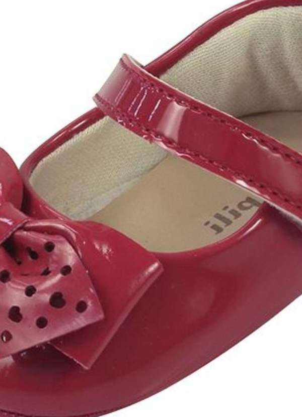 Pampili - Sapatilha Bebê Laço Duplo Vermelho Pampili. Vermelho 2