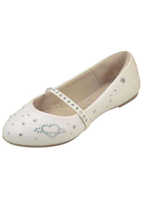 Pampili - Sapatilha Branco Menina Pampili Nude