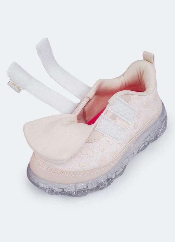 Pampili - Tênis de Led Infantil Menina Liz Luz Ballet Nude Nude 2