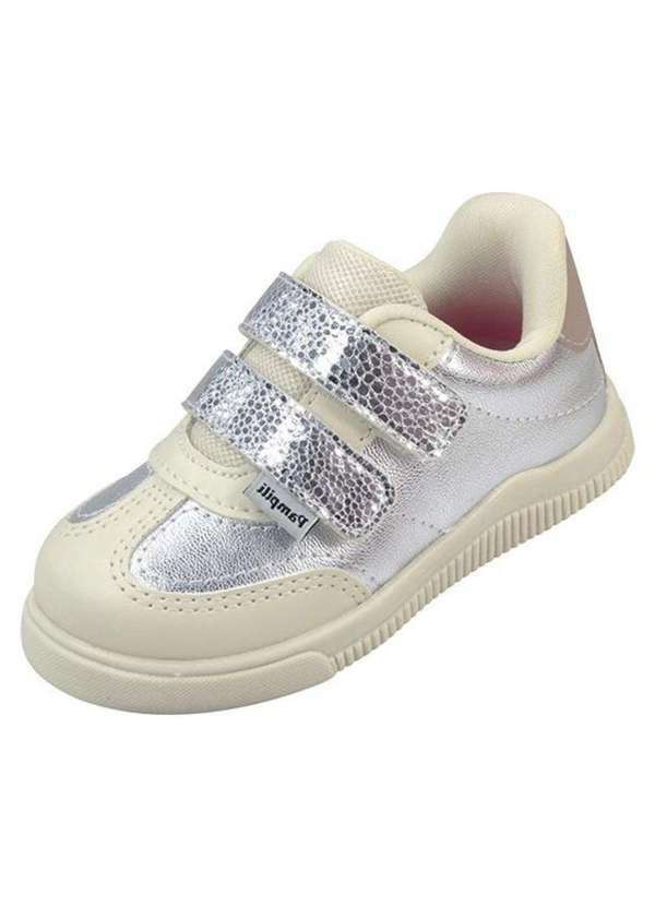 Pampili - Tênis Infantil Menina Prata Pampili Prata