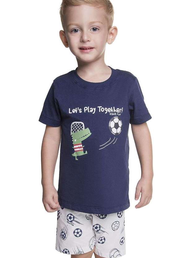 Have Fun - Pijama Menino Estampado Algodão Have Fun Estampado