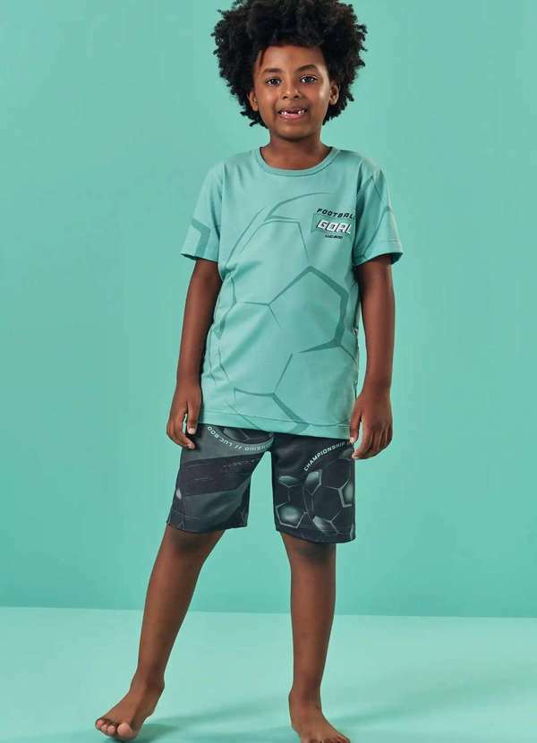 Lucboo - Pijama Menino Estampado Futebol Lucboo Estampado