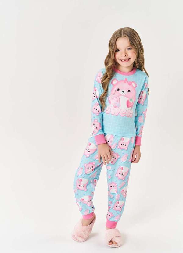 Cinti - Pijama Calça Menina Infantil Cinti Estampado