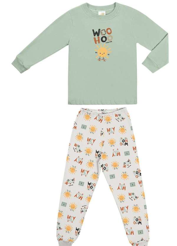 Have Fun - Pijama Menina Estampado Have Fun Estampado