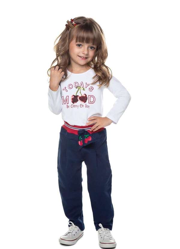 Have Fun - Blusa Cherry Cotton Branca Have Fun Branco