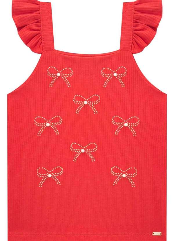 Infanti - Blusa em Canelado Maui Infanti Vermelho