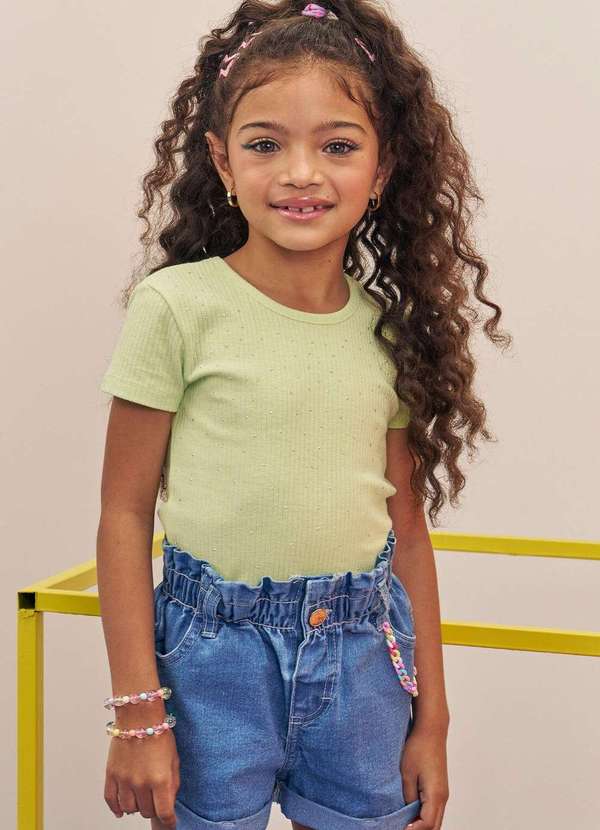 Infanti - Blusa em Canelado Maui Verde Infanti Verde