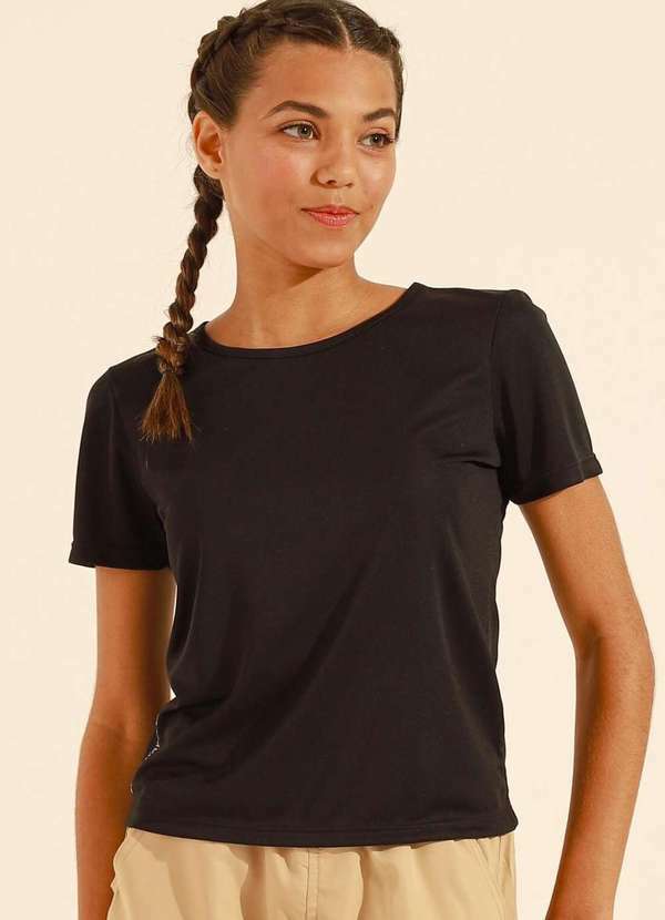 Banana Sungas - Blusa Feminina Preta Fitness Poah Noah Preto