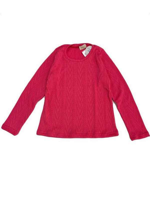 Vrasalon - Blusa Feminina Tricot Infantil Sandia Vrasalon Rosa