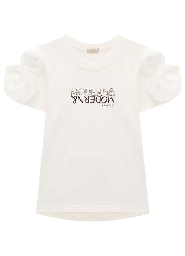 Vic&vicky - Blusa Infantil Branca Vic&Vick Branco