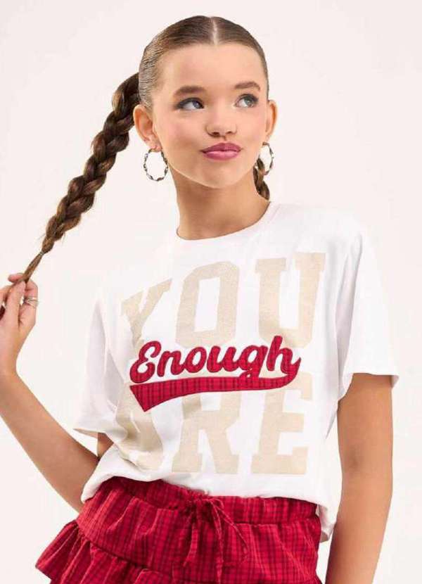 Bobbylulu - Blusa Infantil Estampada Menina Bobbylulu Branco