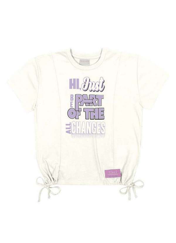 Catavento - Blusa Meia Malha Infantil Branca Catavento Branco